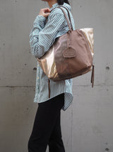 大人気トートバッグ(Мサイズ)GLS-0347MA(811036)シャンパンゴールド