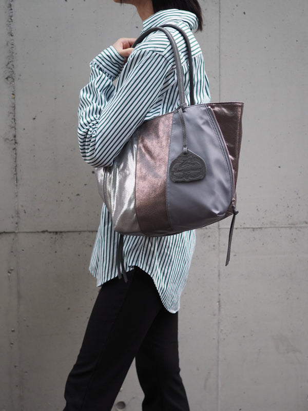 大人気トートバッグ(Мサイズ)GLS-0347MA(830505)シルバーグレー