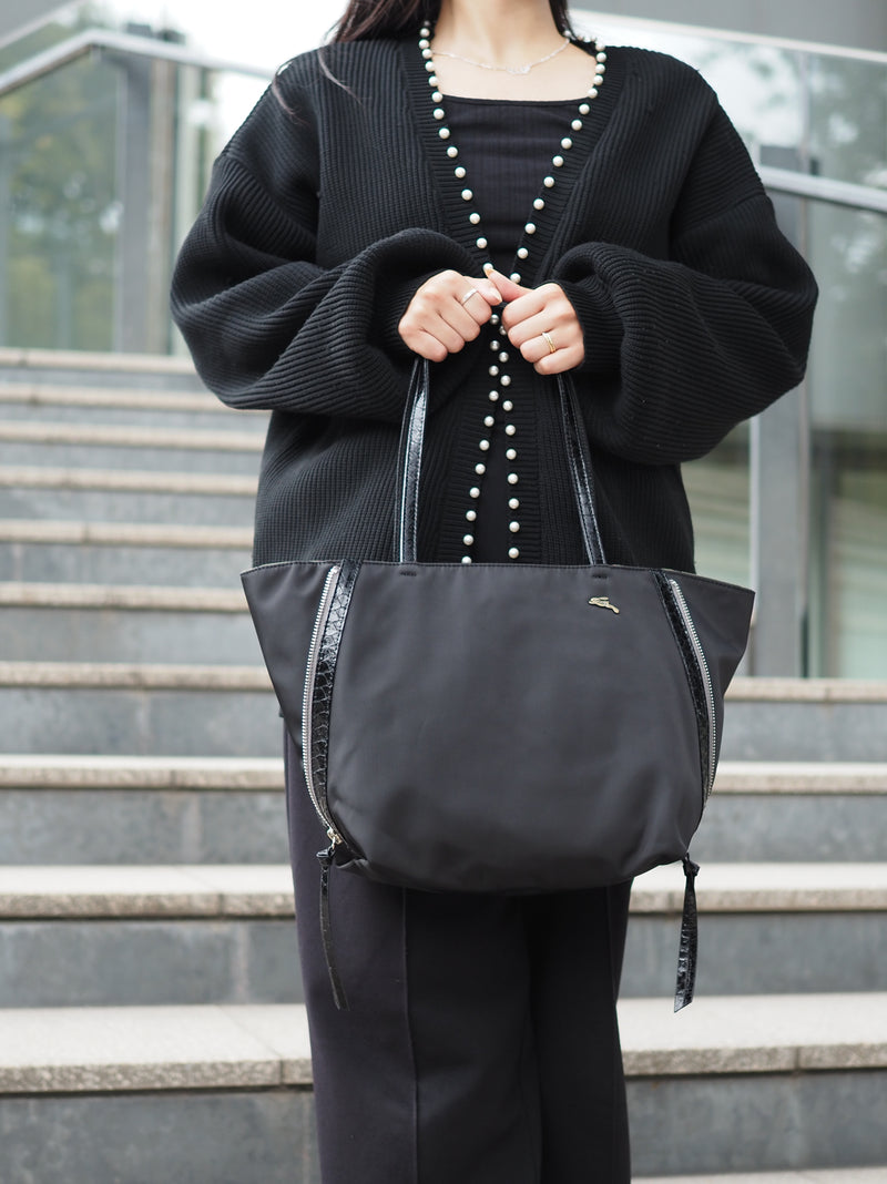 【40%OFF】大人気トートバッグ(Mサイズ) HN-0347MA(090909) ブラック【2025 BLACK FRIDAY SALE】