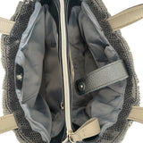 2wayハンドバッグIH-1725(069605)ブルーグレー