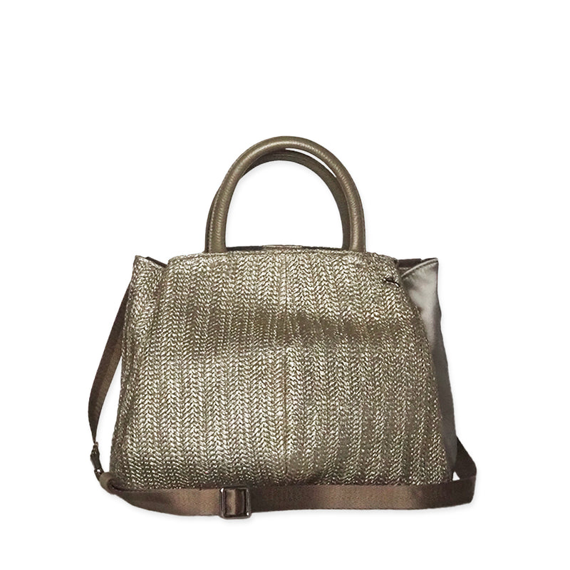 2wayハンドバッグ RFA-0317SN(889988) メタリックカーキ