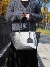 大人気トートバッグ(Mサイズ)PN-0347MA(890908)メタリックグレー