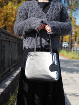 大人気トートバッグ(Mサイズ)PN-0347MA(890908)メタリックグレー