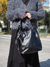 セミショルダーバッグ PN-1728M(290909)スモークブラック