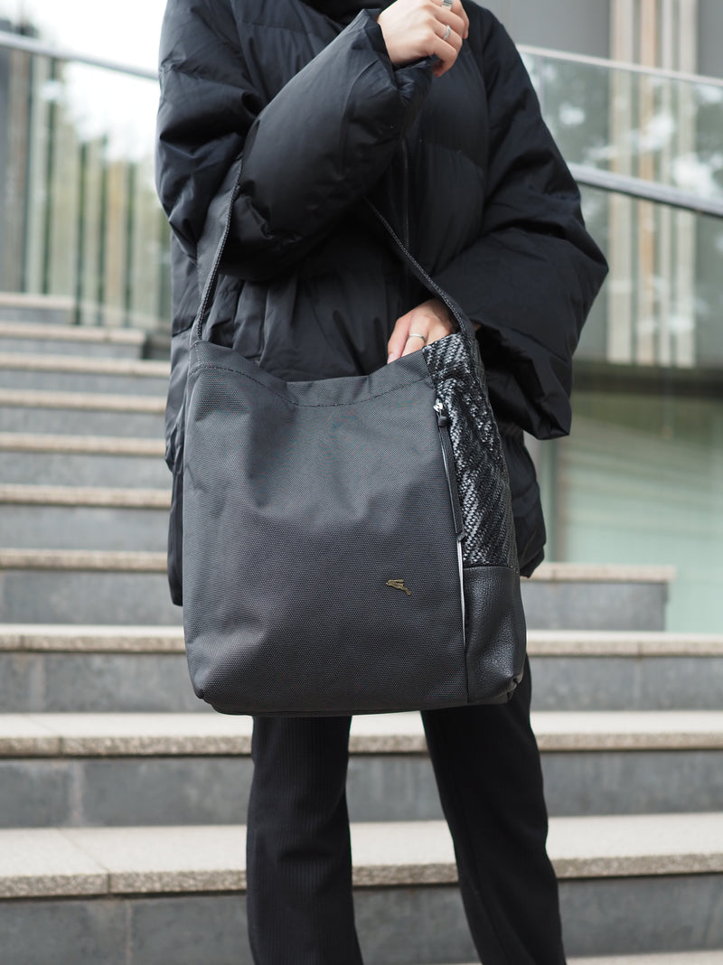 【35%OFF】縦長2Wayセミショルダー NMB-0215(090909) ブラック【2025 BLACK FRIDAY SALE】