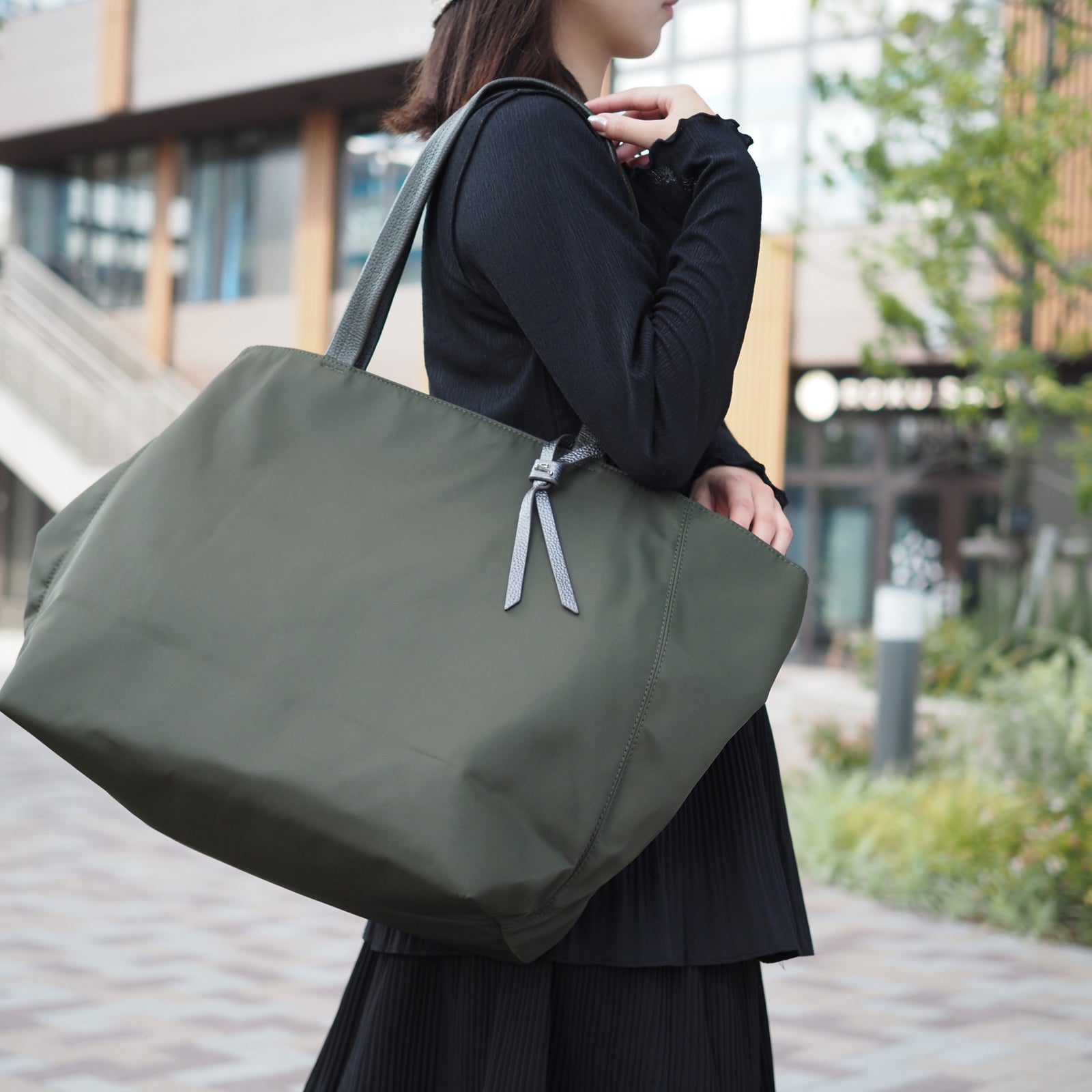 大人気トートバッグ NS-0347Z(606060)カーキ – OSAM オサムバッグ