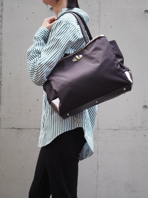 一目惚れトートバッグ NSD-2097(505085)こげ茶