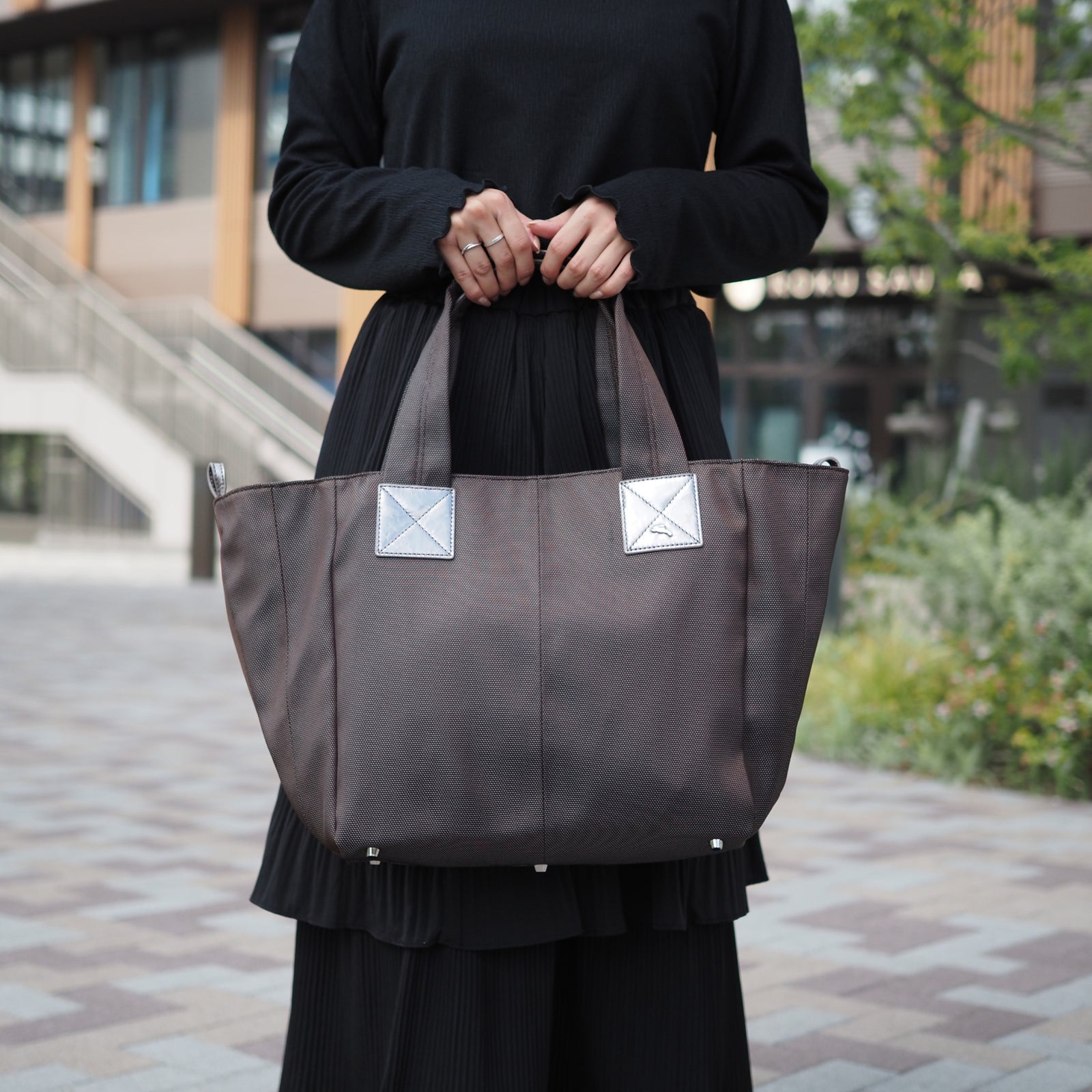 50%OFF】2wayトートバッグ NSN-0355(508550) こげ茶【2026 SUMMER SALE