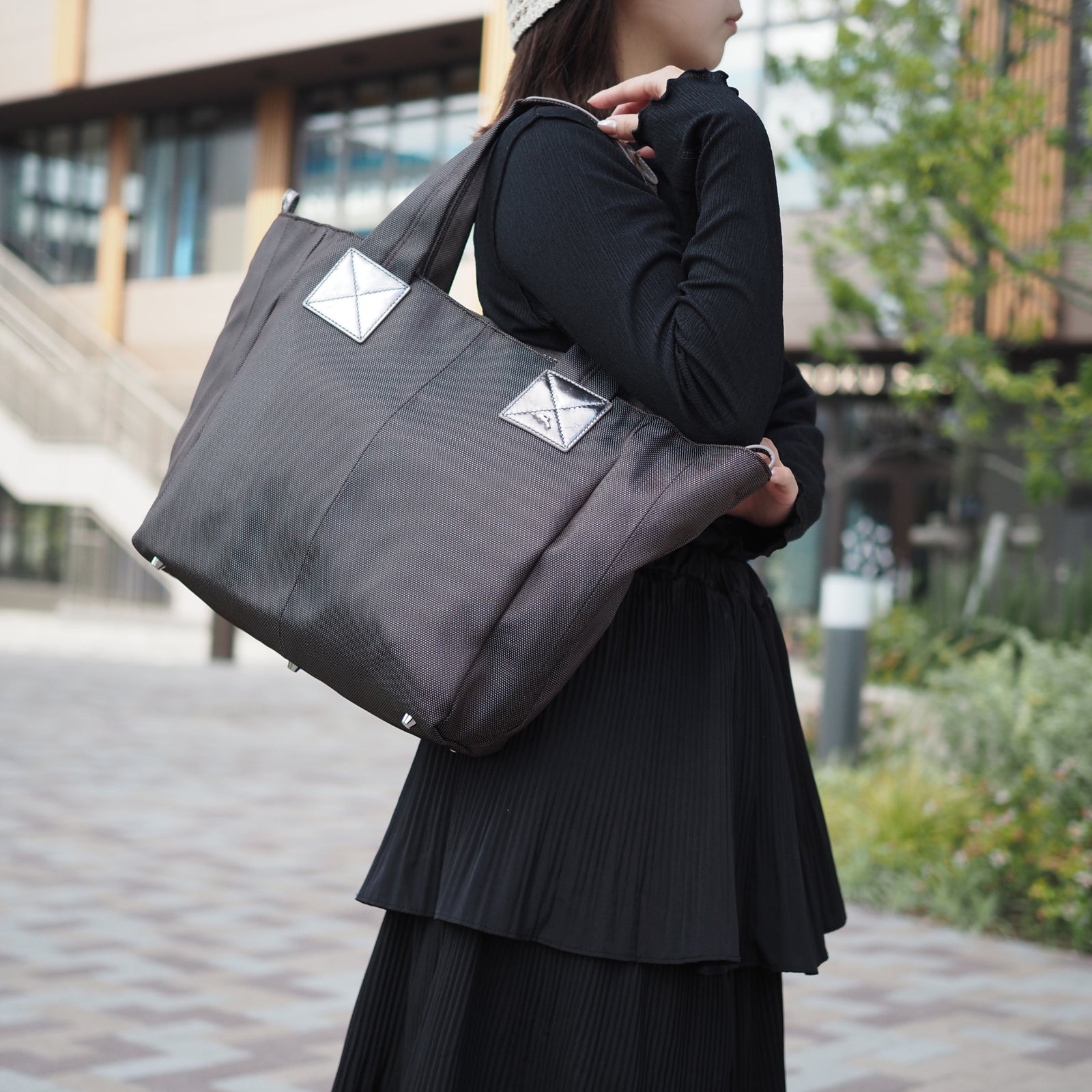 50%OFF】2wayトートバッグ NSN-0355(508550) こげ茶【2026 SUMMER SALE